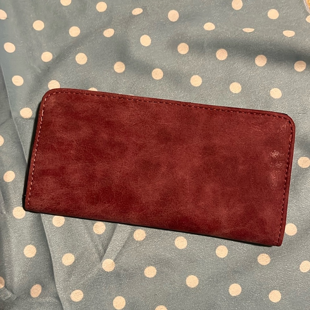 Maroon wallet